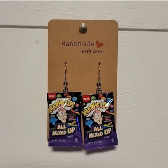 Handmade "Warheads" Earrings - Picture 1 of 1